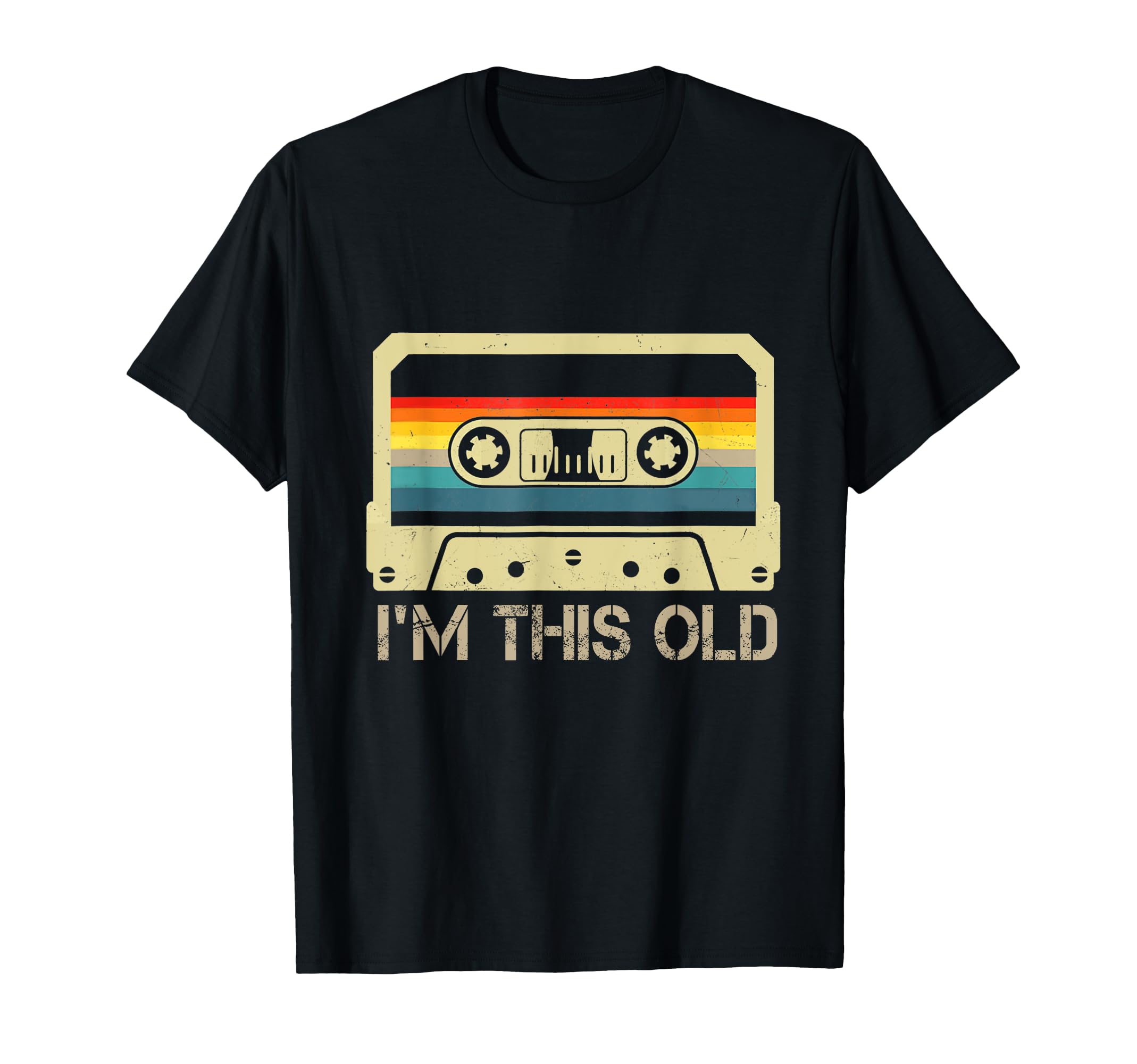 Im This Old Cassette Tape Floppy Disk T-Shirt - Custom Art Print Men Women - T-Shirt, Sweatshirt, Hoodie