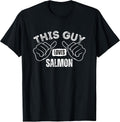 I Love Salmon Funny Text Merch - Adult & Kids T-Shirts, Sweatshirts & Hoodies apparel design preview 1
