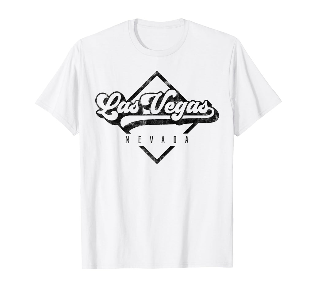 Las Vegas Nevada Distressed 70S 80S T-Shirt - Unique Graphic Men Women - T-Shirt, Sweatshirt, Hoodie