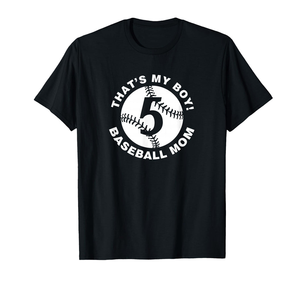 Baseball Mom 5 Favorite Player Mothers T-Shirt - Aesthetic Graphic Unisex - T-Shirt, Sweatshirt, Hoodie