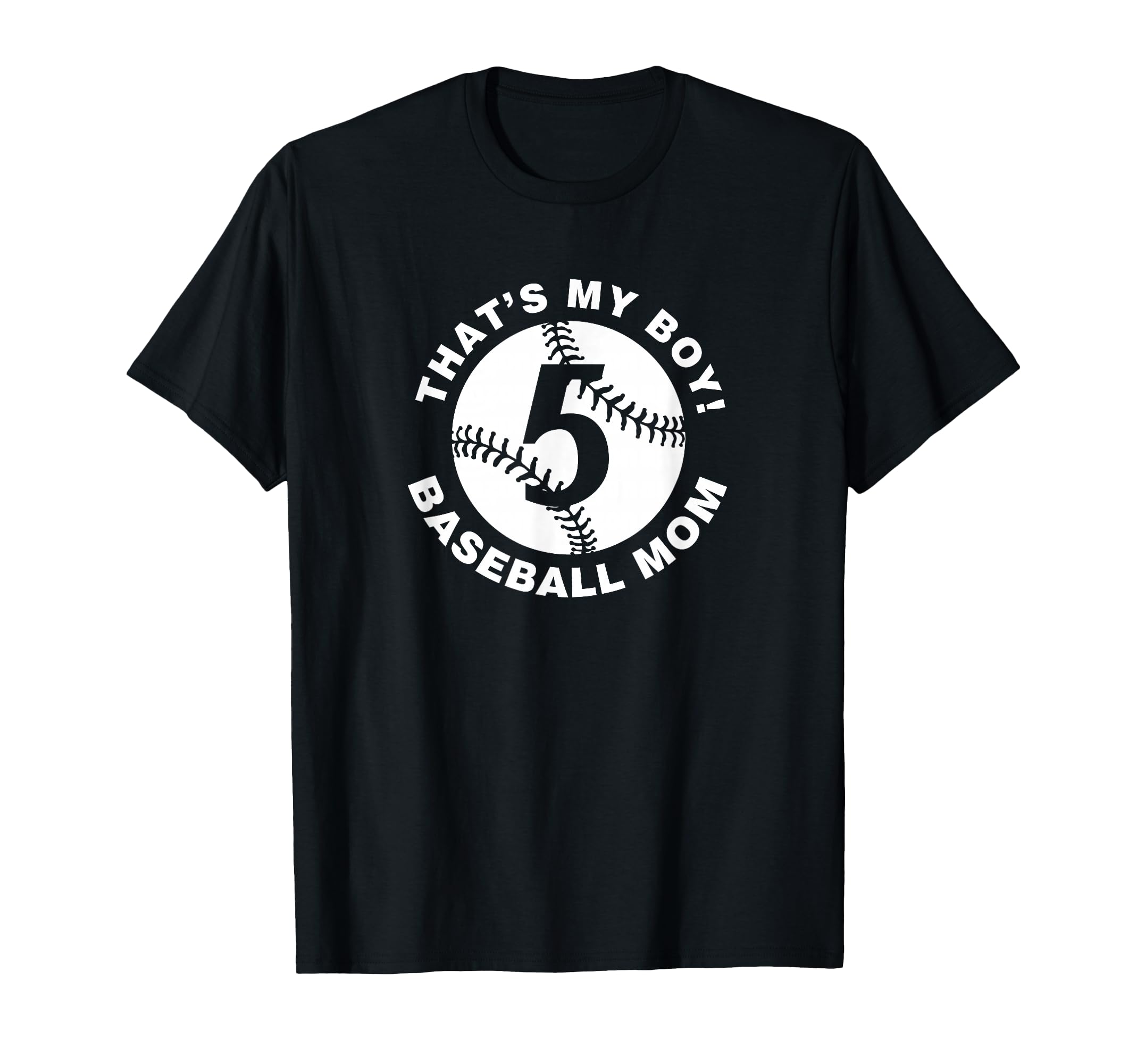 Baseball Mom 5 Favorite Player Mothers T-Shirt - Aesthetic Graphic Unisex - T-Shirt, Sweatshirt, Hoodie