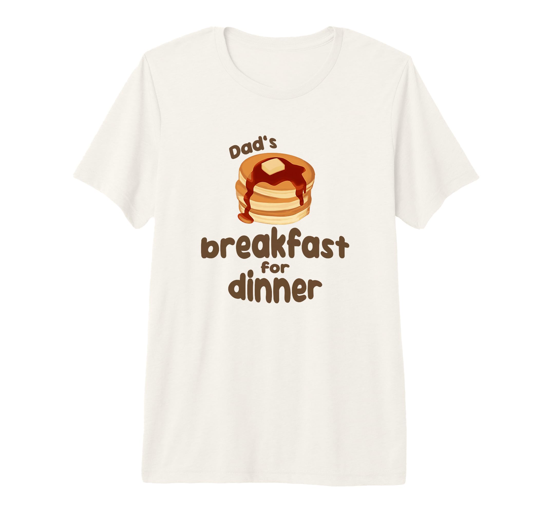 Dads Breakfast Dinner Pancakes Diner Tri T-Shirt - Novelty Apparel Unisex - T-Shirt, Sweatshirt, Hoodie