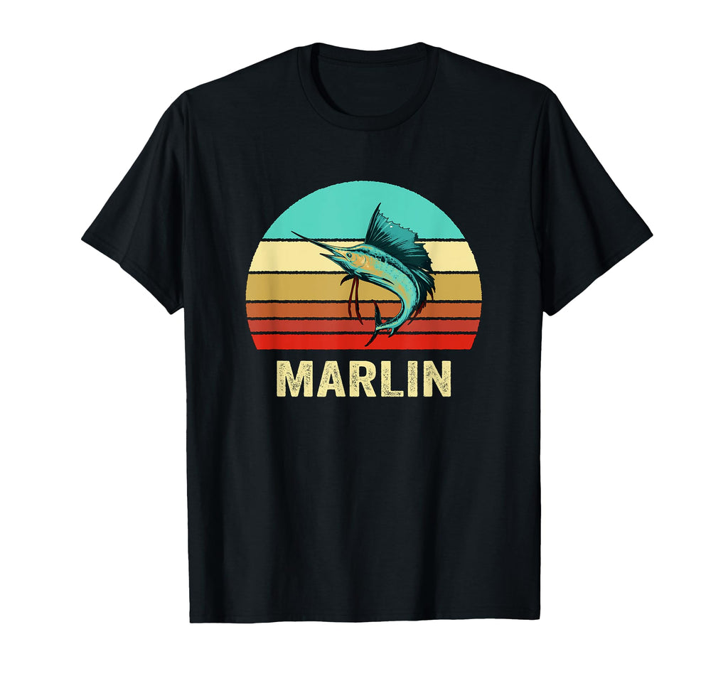 Sunset Marlin T-Shirt - Casual Everyday Wear for Adults - T-Shirt, Sweatshirt, Hoodie