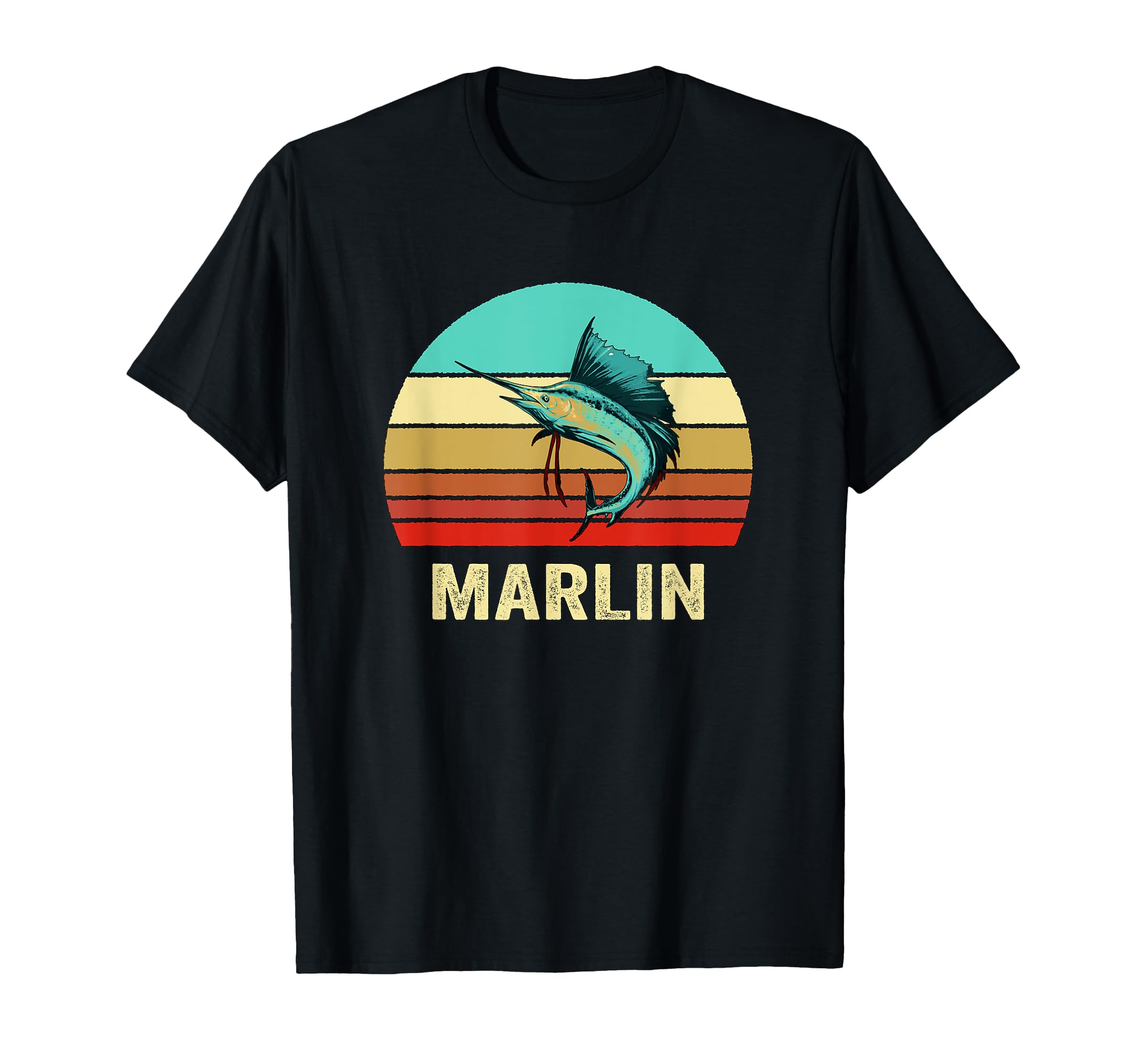 Sunset Marlin T-Shirt - Casual Everyday Wear for Adults - T-Shirt, Sweatshirt, Hoodie