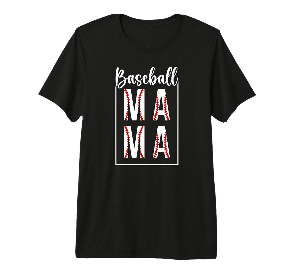 Baseball Mama Baseball Mom Baseball T-Shirt - Casual Everyday Wear Unisex - T-Shirt, Sweatshirt, Hoodie