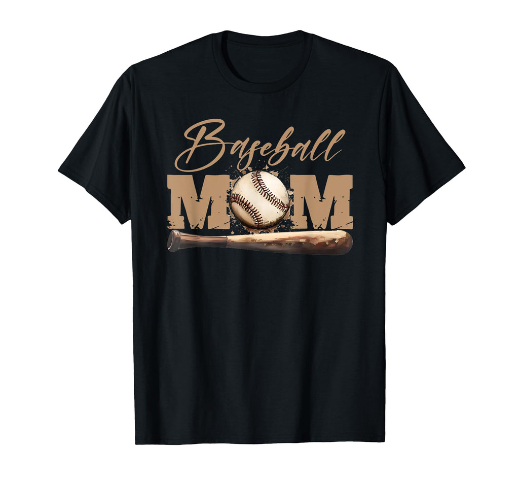 Baseball Mom Sport Mother Life Game Day T-Shirt - Custom Art Print Unisex - T-Shirt, Sweatshirt, Hoodie