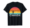 Sunset Canada Fishing Canadian T-Shirt - Unique Graphic Men Women - T-Shirt, Sweatshirt, Hoodie