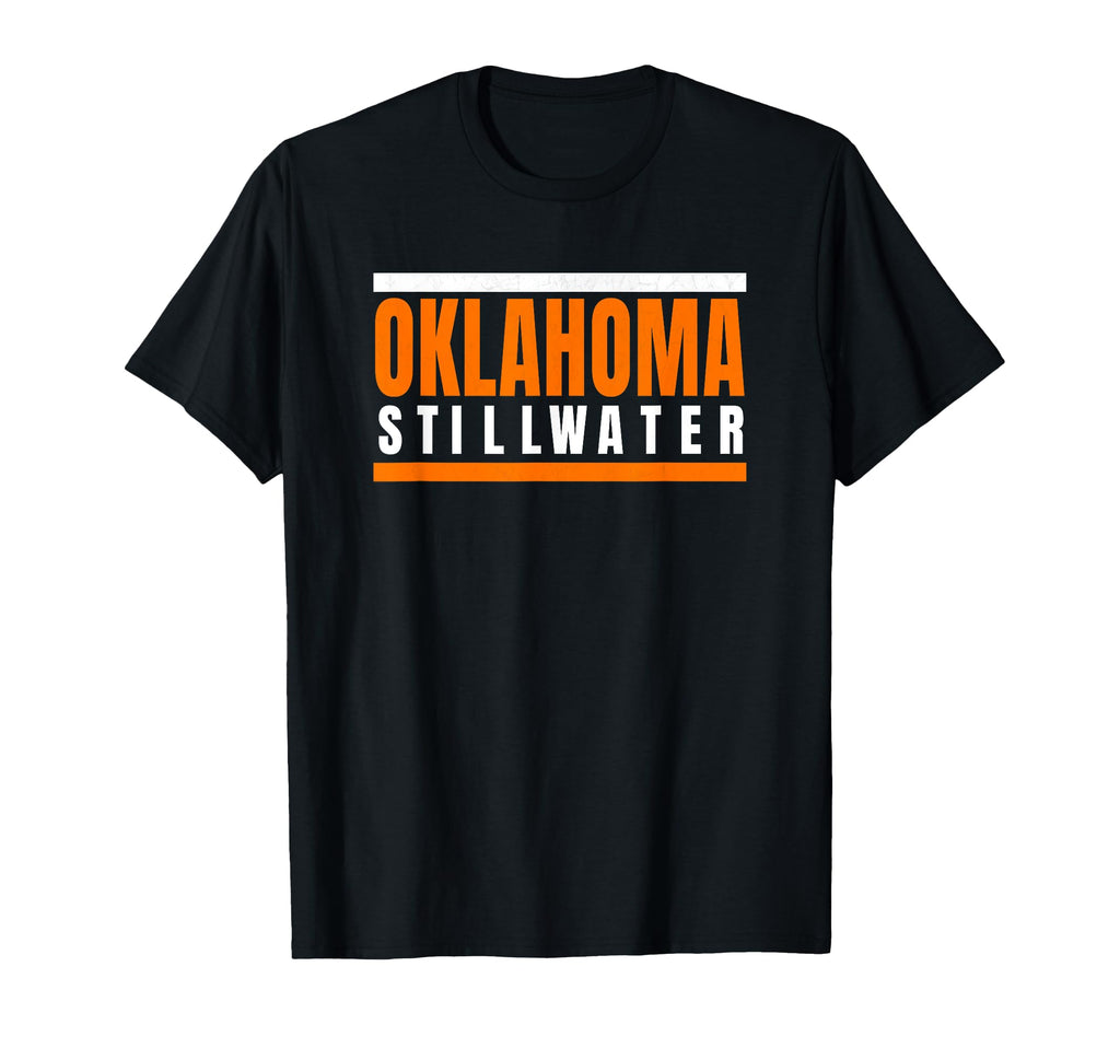 Fun Stillwater Oklahoma Orange Black T-Shirt - Aesthetic Graphic Unisex - T-Shirt, Sweatshirt, Hoodie