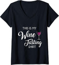 Funny Graphic M23T This Is My Wine Tasting Shi - Adult & Kids T-Shirts, Sweatshirts & Hoodies apparel design preview 1