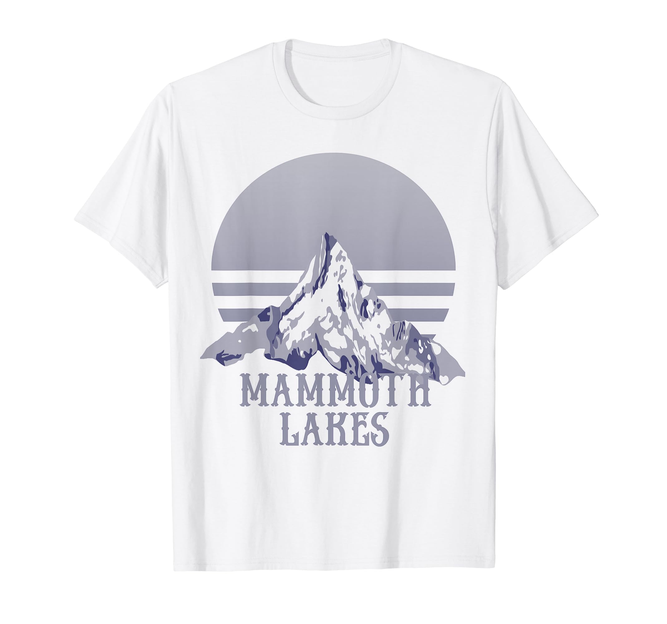 Mammoth Lakes Distressed Mountains Hoodie - Graphic Print Unisex - T-Shirt, Sweatshirt, Hoodie