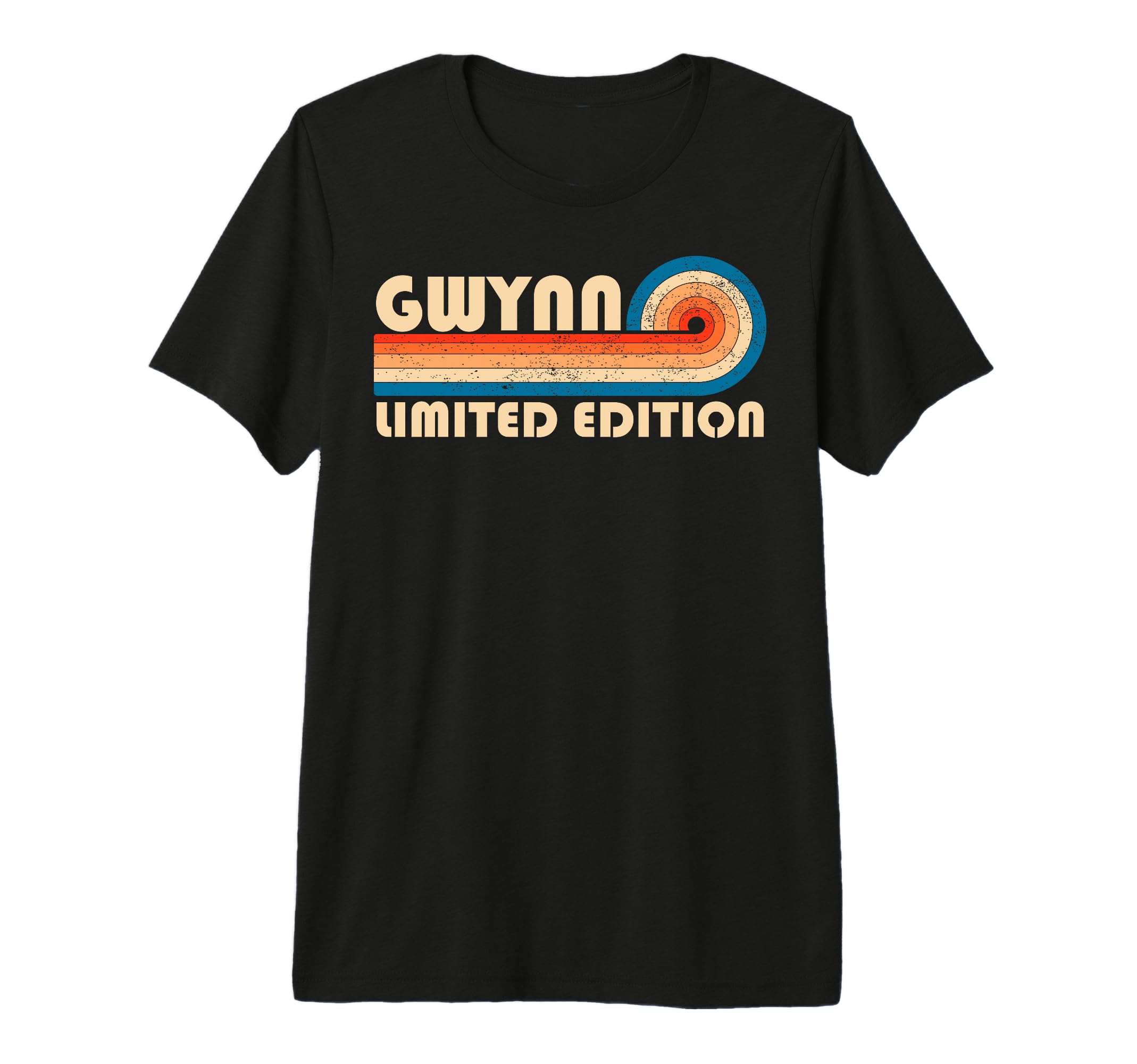 Gwynn 70S 80S Sunset Stripe Tri Blend T-Shirt - Fun Novelty Design Unisex - T-Shirt, Sweatshirt, Hoodie