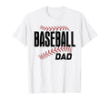 Baseball Dad Game Day Mascot Sports T-Shirt - Streetwear Style Men Women - T-Shirt, Sweatshirt, Hoodie