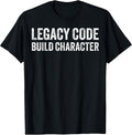 Software Dev and Coding Joke Build Character - Adult & Kids T-Shirts, Sweatshirts & Hoodies apparel design preview 1