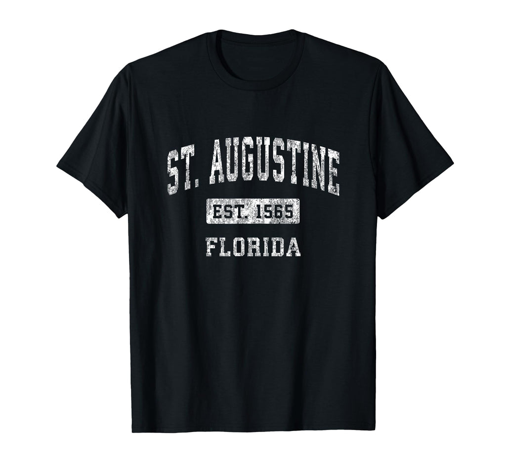 St Augustine Florida Fl Established T-Shirt - Unique Graphic Men Women - T-Shirt, Sweatshirt, Hoodie