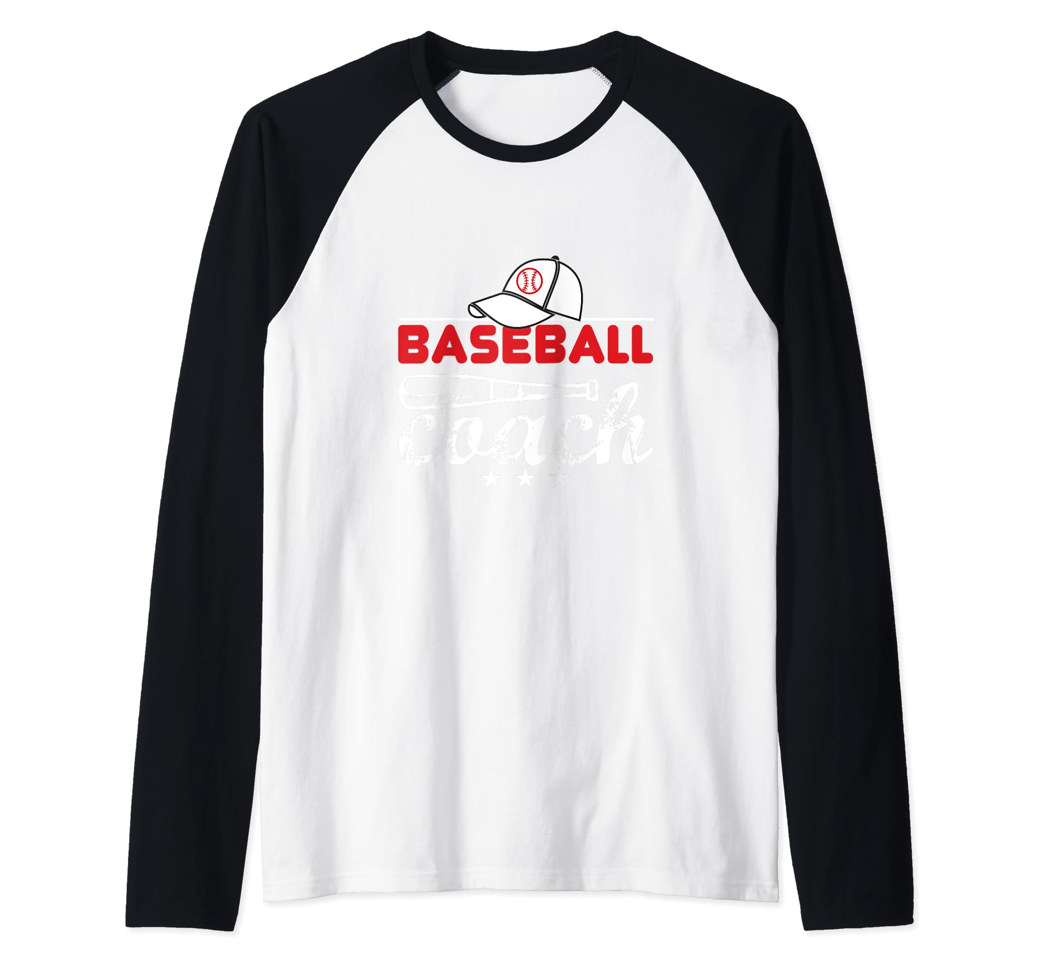 Baseball Coach Hat Ball Bat Sports Game T-Shirt - Custom Art Print Unisex - T-Shirt, Sweatshirt, Hoodie