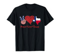 Peace Love Texas T-Shirt - Minimalist Print for Adults - T-Shirt, Sweatshirt, Hoodie