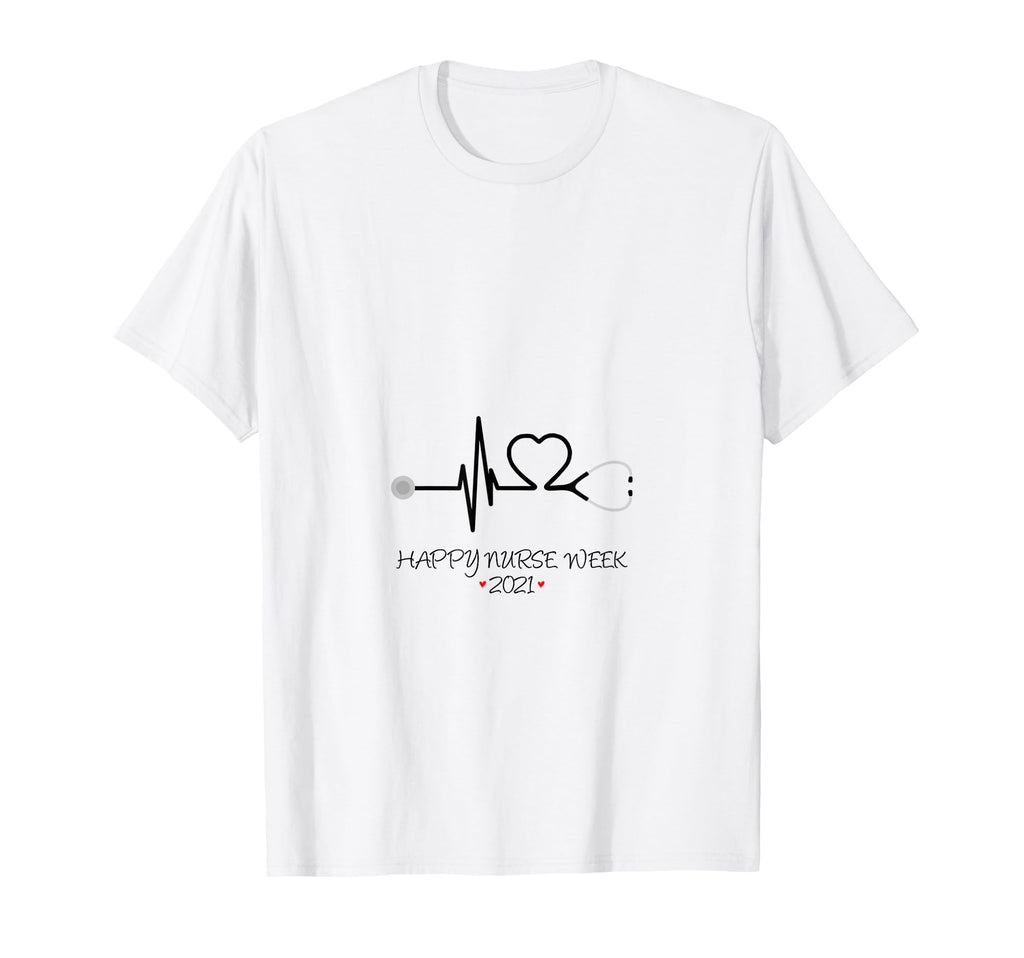 Happy Nurse Week Day May 6 12 2021 Peace T-Shirt - Graphic Print Unisex - T-Shirt, Sweatshirt, Hoodie