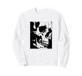 Aesthetic Streetwear Skull Sweatshirt - Casual Everyday Wear Men Women - T-Shirt, Sweatshirt, Hoodie