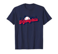 Memphis Baseball City Skyline Baseball T-Shirt - Fun Novelty Design Unisex - T-Shirt, Sweatshirt, Hoodie