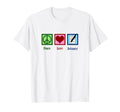 Peace Love Actuary T-Shirt - Streetwear Style Men Women - T-Shirt, Sweatshirt, Hoodie