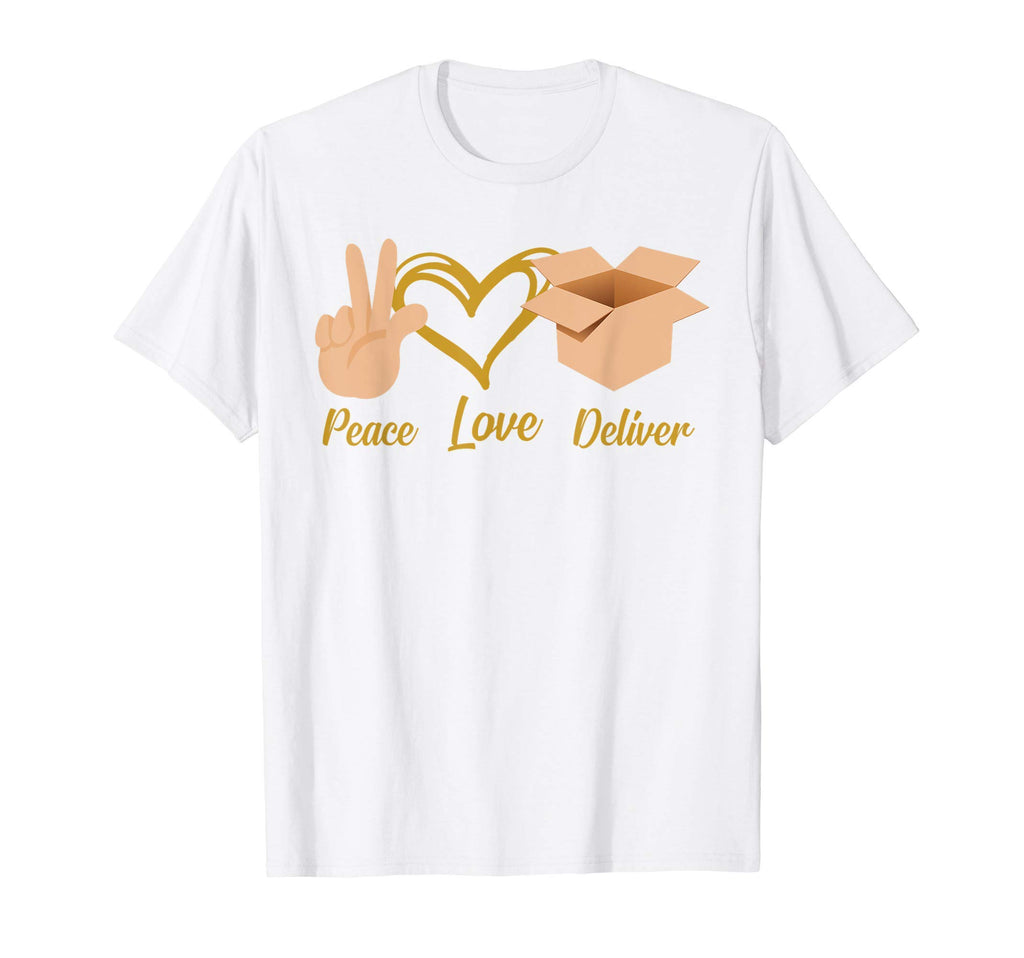 Postal Worker Mail Carrier Mailman Peace T-Shirt - Graphic Print Unisex - T-Shirt, Sweatshirt, Hoodie