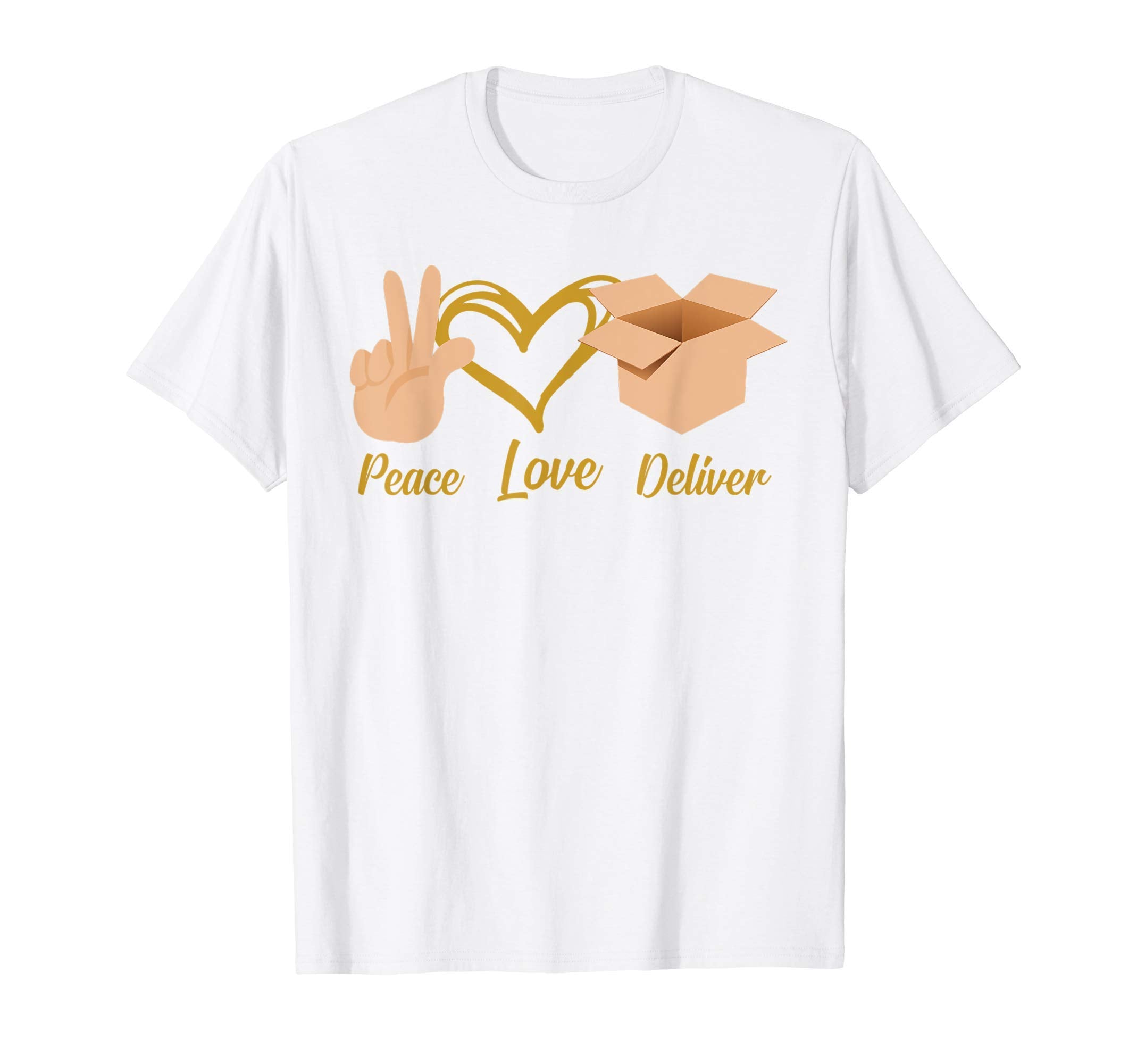 Postal Worker Mail Carrier Mailman Peace T-Shirt - Graphic Print Unisex - T-Shirt, Sweatshirt, Hoodie