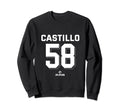 Luis Castillo 58 Cincinnati Mlbpa Sweatshirt - Trendy Graphic for Adults - T-Shirt, Sweatshirt, Hoodie