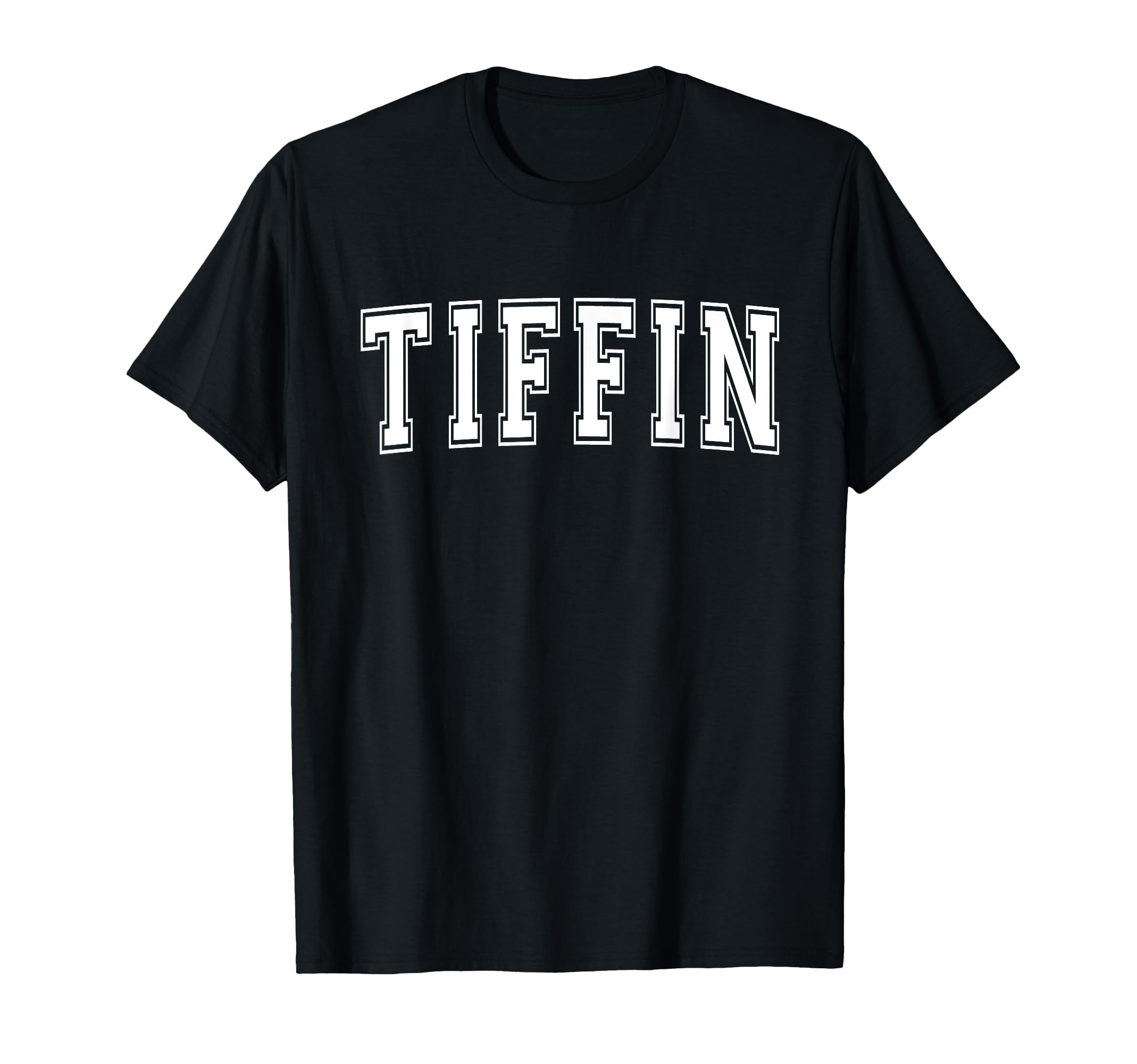 Tiffin Oh Ohio Usa Sports Varsity T-Shirt - Custom Art Print for Adults - T-Shirt, Sweatshirt, Hoodie