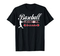 Baseball Mom Baseball Is His World T-Shirt - Fun Novelty Design for Adults - T-Shirt, Sweatshirt, Hoodie