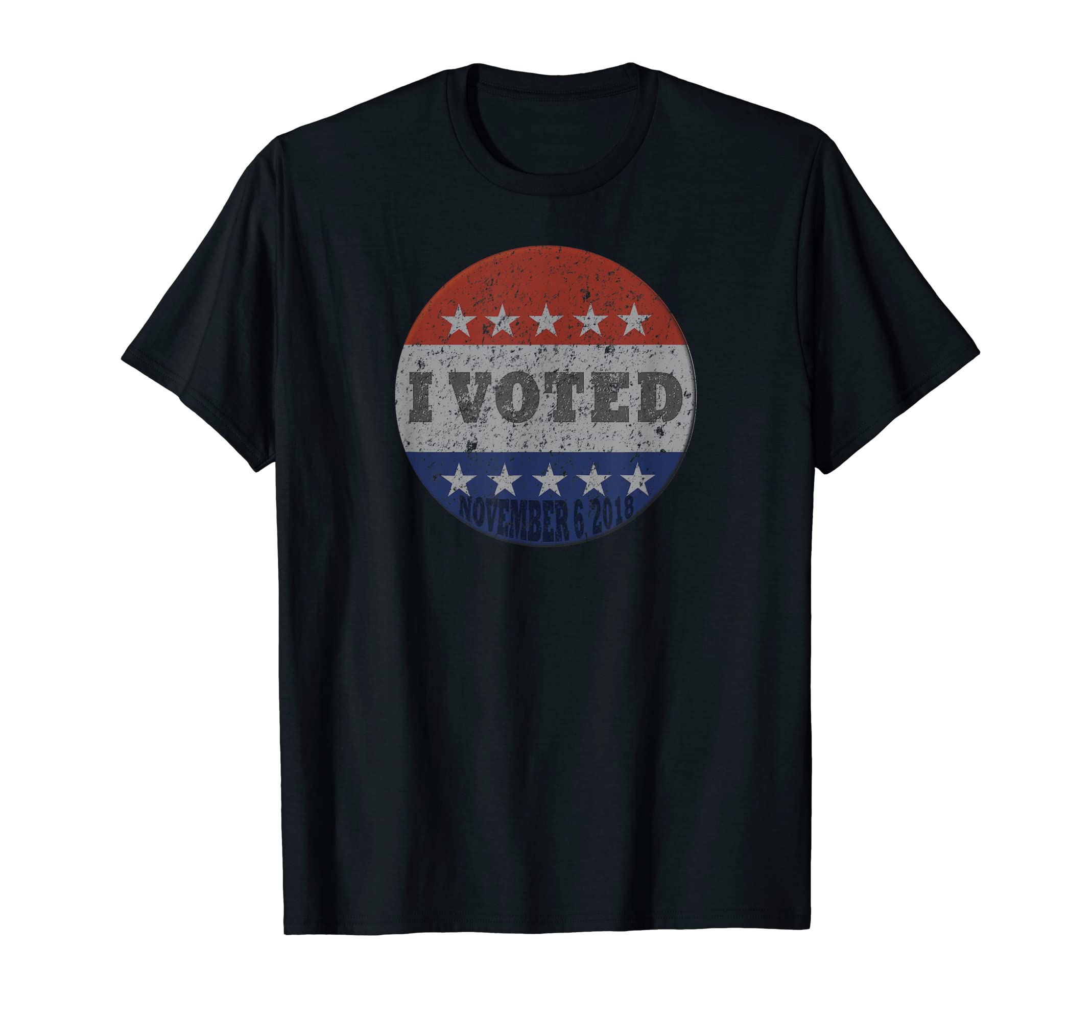 I Voted 2018 And 2020 Vote Distressed T-Shirt - Novelty Apparel Unisex - T-Shirt, Sweatshirt, Hoodie