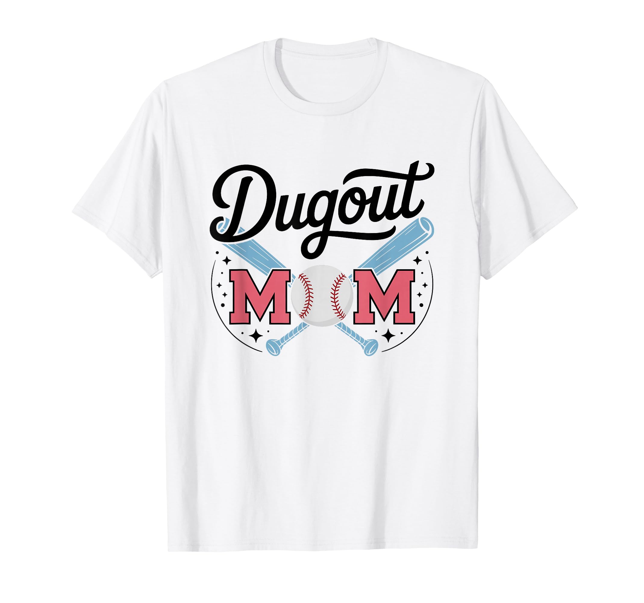 Baseball Mom Proud Dugout Supporter T-Shirt - Custom Art Print Unisex - T-Shirt, Sweatshirt, Hoodie