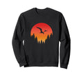 Pterodactyl And Sunset Sweatshirt - Graphic Print Men Women - T-Shirt, Sweatshirt, Hoodie