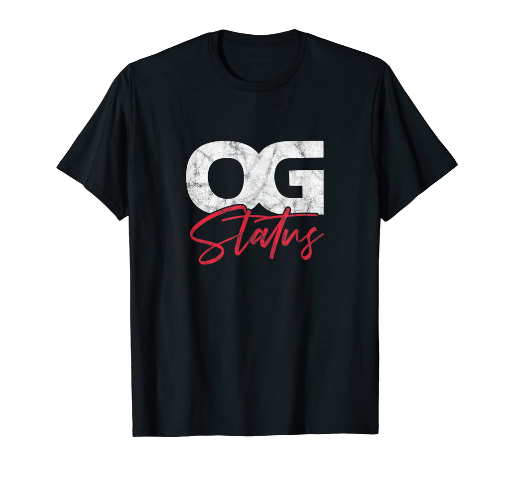 Og Status Hiphop Rap Music 80S 90S T-Shirt - Minimalist Print for Adults - T-Shirt, Sweatshirt, Hoodie