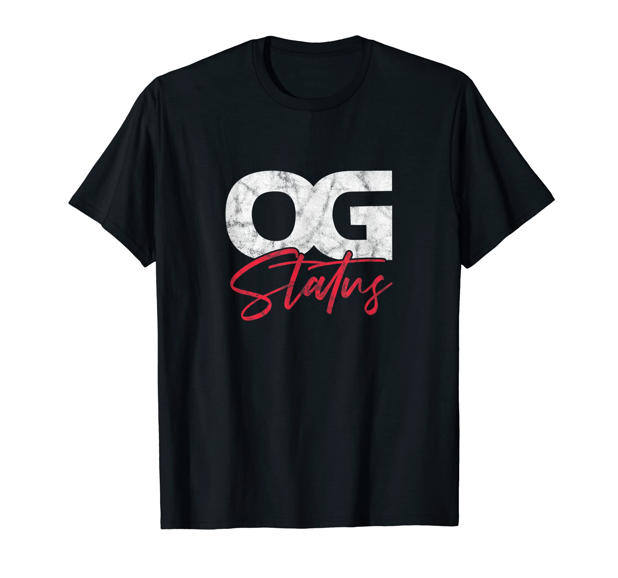 Og Status Hiphop Rap Music 80S 90S T-Shirt - Minimalist Print for Adults - T-Shirt, Sweatshirt, Hoodie