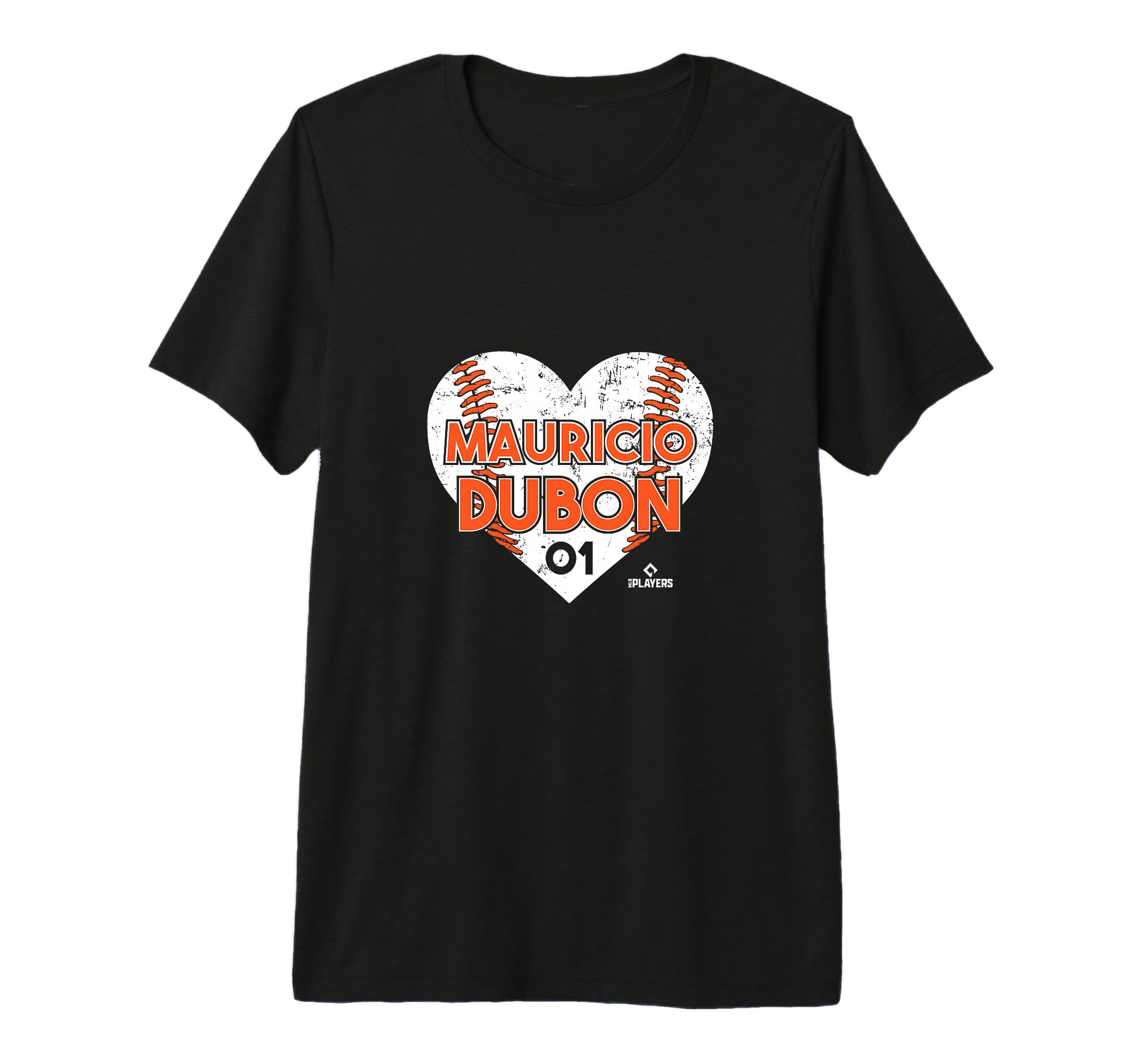 Mauricio Dubon Heart Baseball Tri T-Shirt - Streetwear Style Men Women - T-Shirt, Sweatshirt, Hoodie