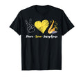 Saxophone Peace Love Saxophone T-Shirt - Casual Everyday Wear Men Women - T-Shirt, Sweatshirt, Hoodie
