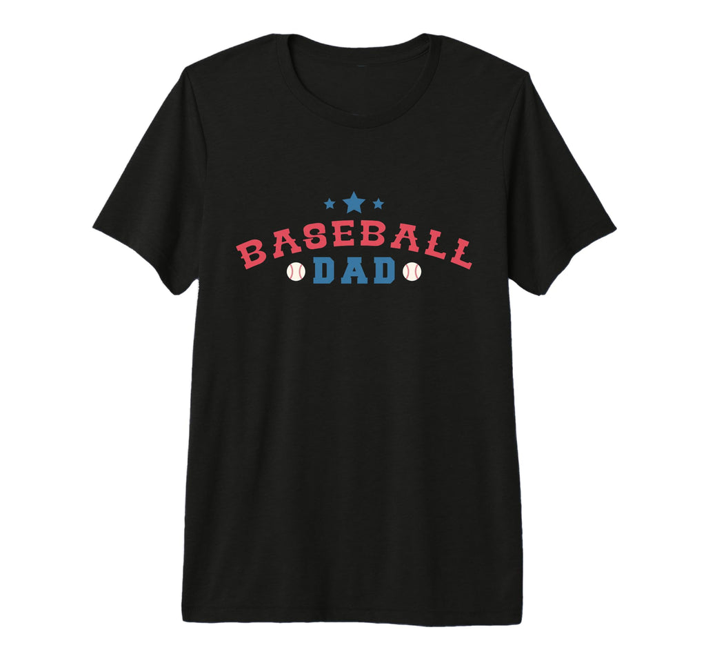 Mens Baseball Dad Tri Blend T-Shirt - Trendy Graphic Unisex - T-Shirt, Sweatshirt, Hoodie