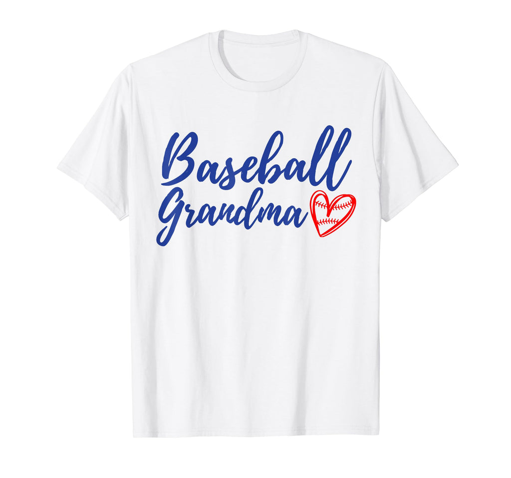 Baseball Grandma Heart Matching Family T-Shirt - Graphic Print Unisex - T-Shirt, Sweatshirt, Hoodie