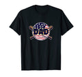 Baseball Dad Patriotic Us Flag T-Shirt - Streetwear Style for Adults - T-Shirt, Sweatshirt, Hoodie