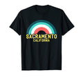 Sacramento California Rainbow T-Shirt - Casual Everyday Wear Unisex - T-Shirt, Sweatshirt, Hoodie