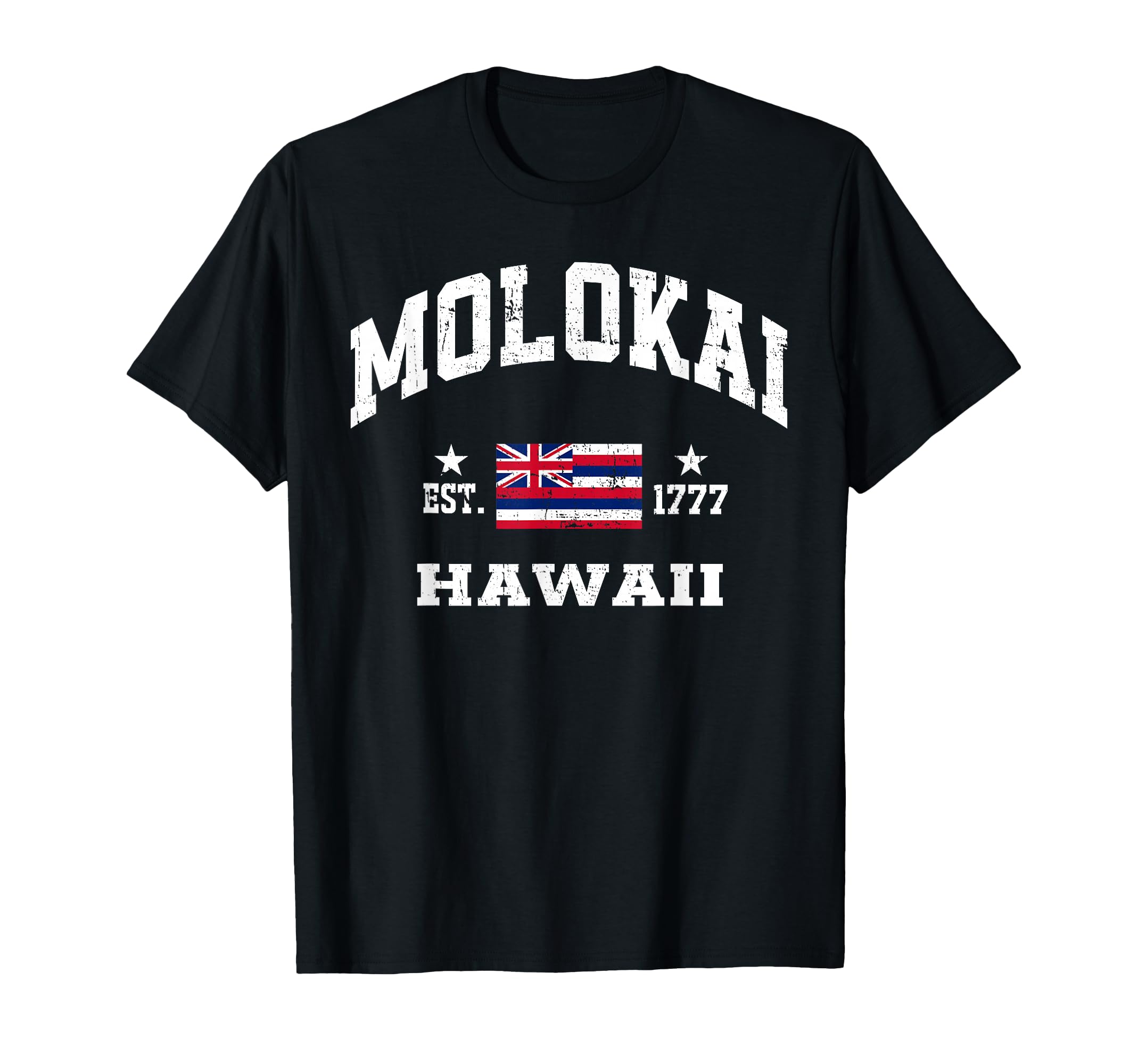Molokai Hawaii Hi State Athletic T-Shirt - Minimalist Print Men Women - T-Shirt, Sweatshirt, Hoodie