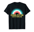 Charleston South Carolina Rainbow T-Shirt - Novelty Apparel Men Women - T-Shirt, Sweatshirt, Hoodie