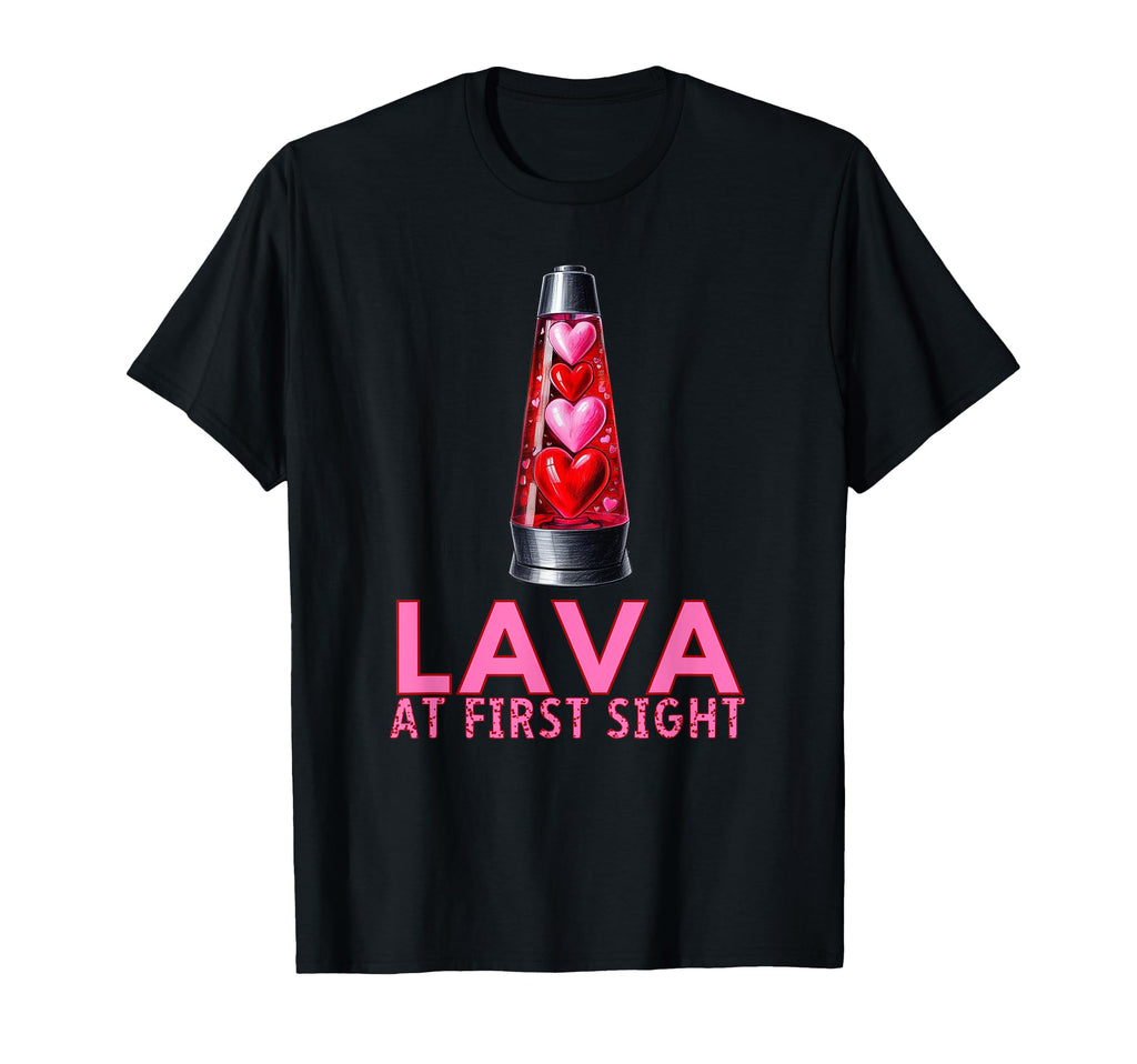 Lava First Sight Valentines Day Lava T-Shirt - Trendy Graphic for Adults - T-Shirt, Sweatshirt, Hoodie