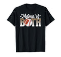 Mama Both Proud Football Baseball Mom T-Shirt - Aesthetic Graphic Unisex - T-Shirt, Sweatshirt, Hoodie