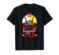 Little Sister Biggest Fan Softball T-Shirt - Aesthetic Graphic Men Women - T-Shirt, Sweatshirt, Hoodie