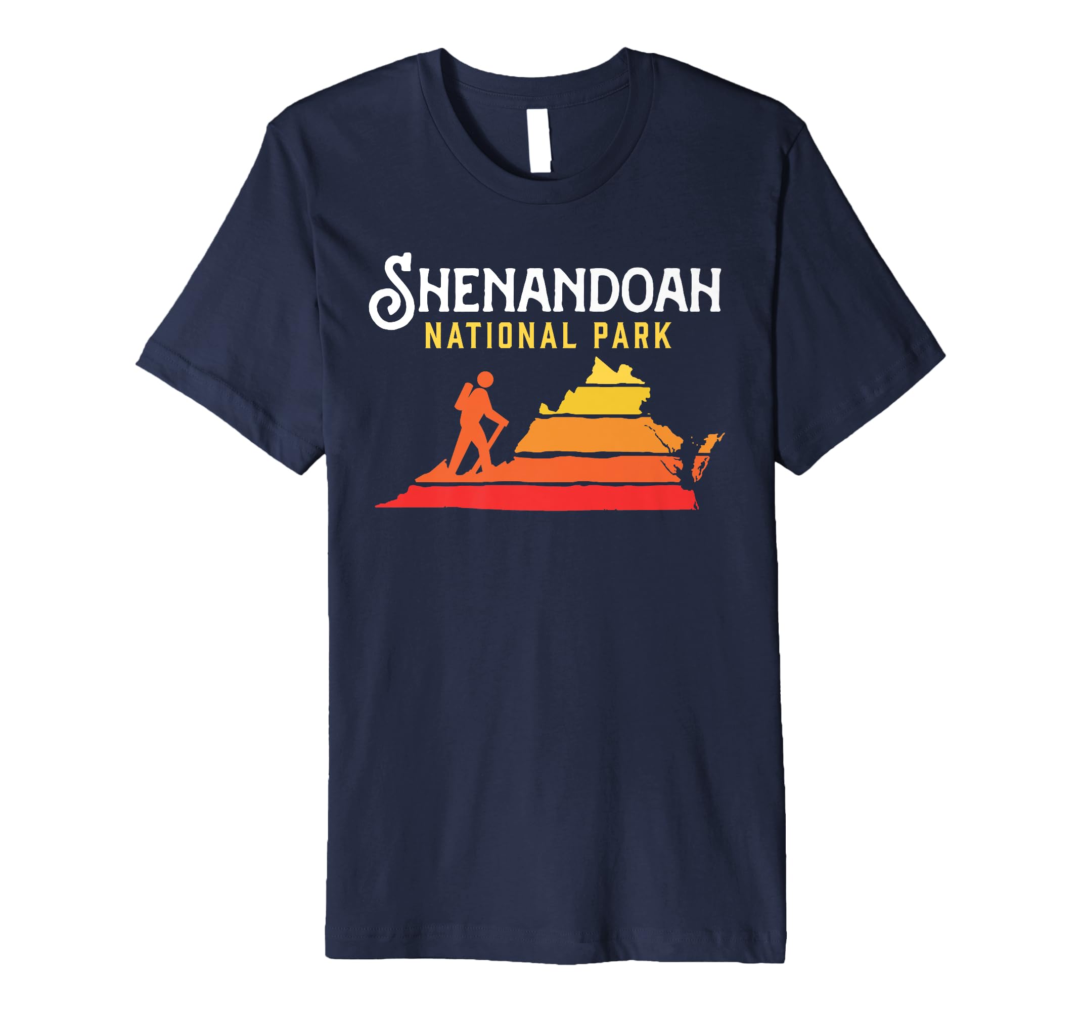 Shenandoah National Park Hike T-Shirt - Minimalist Print Men Women - T-Shirt, Sweatshirt, Hoodie