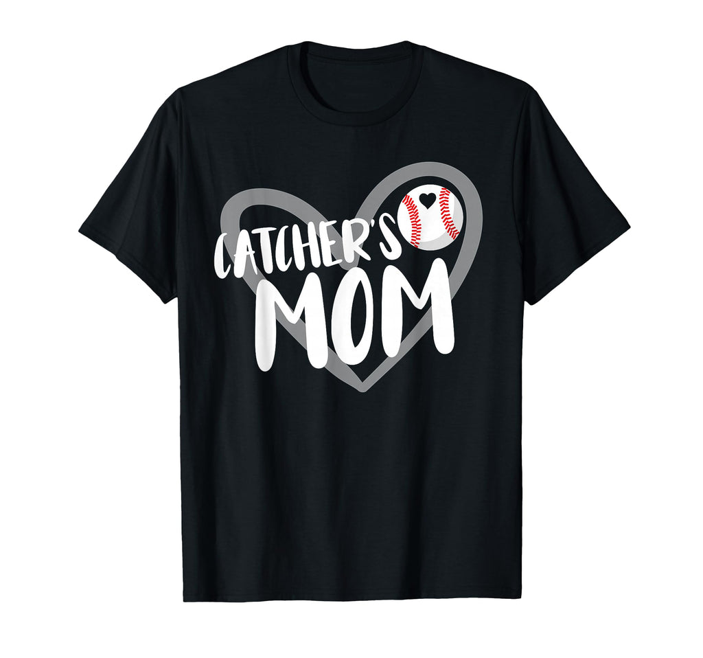 Baseball Catchers Mom T-Shirt - Unique Graphic for Adults - T-Shirt, Sweatshirt, Hoodie