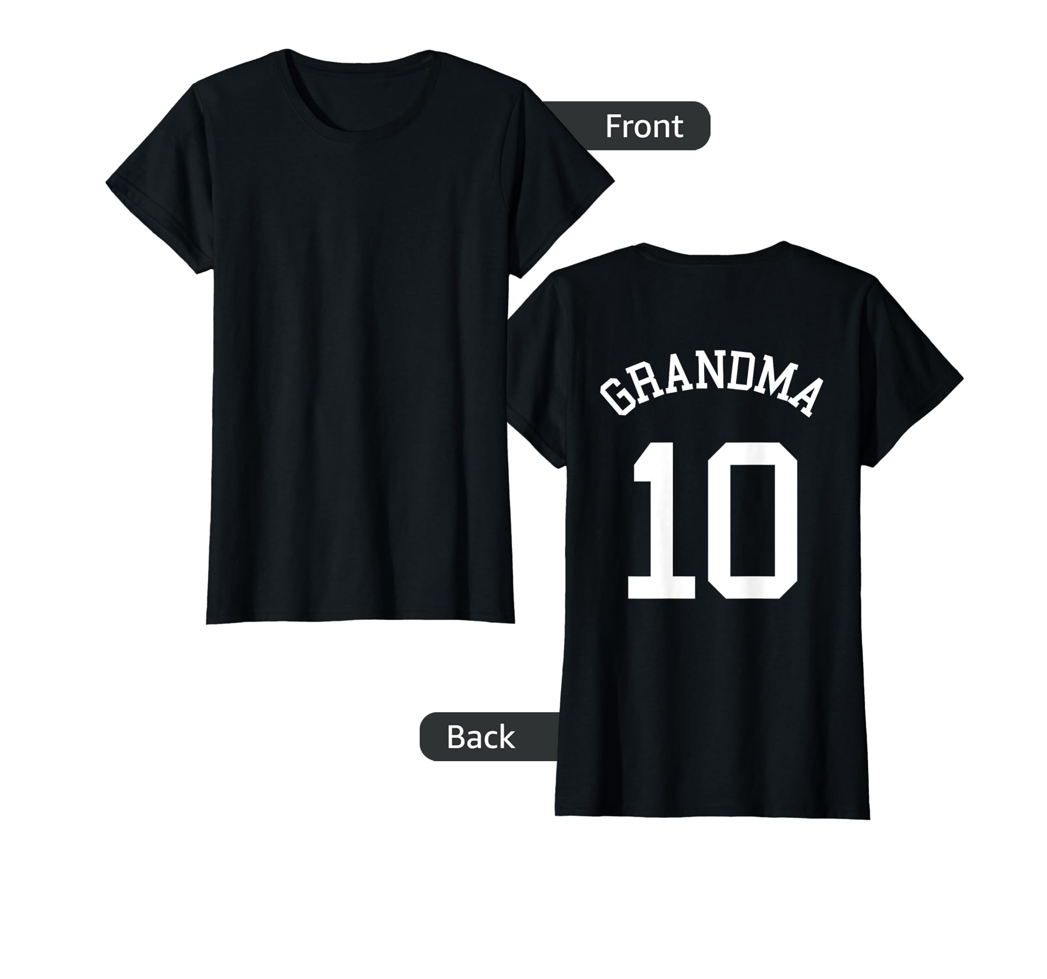 Grandma Team Uniform 10 Handball Nan T-Shirt - Custom Art Print Men Women - T-Shirt, Sweatshirt, Hoodie