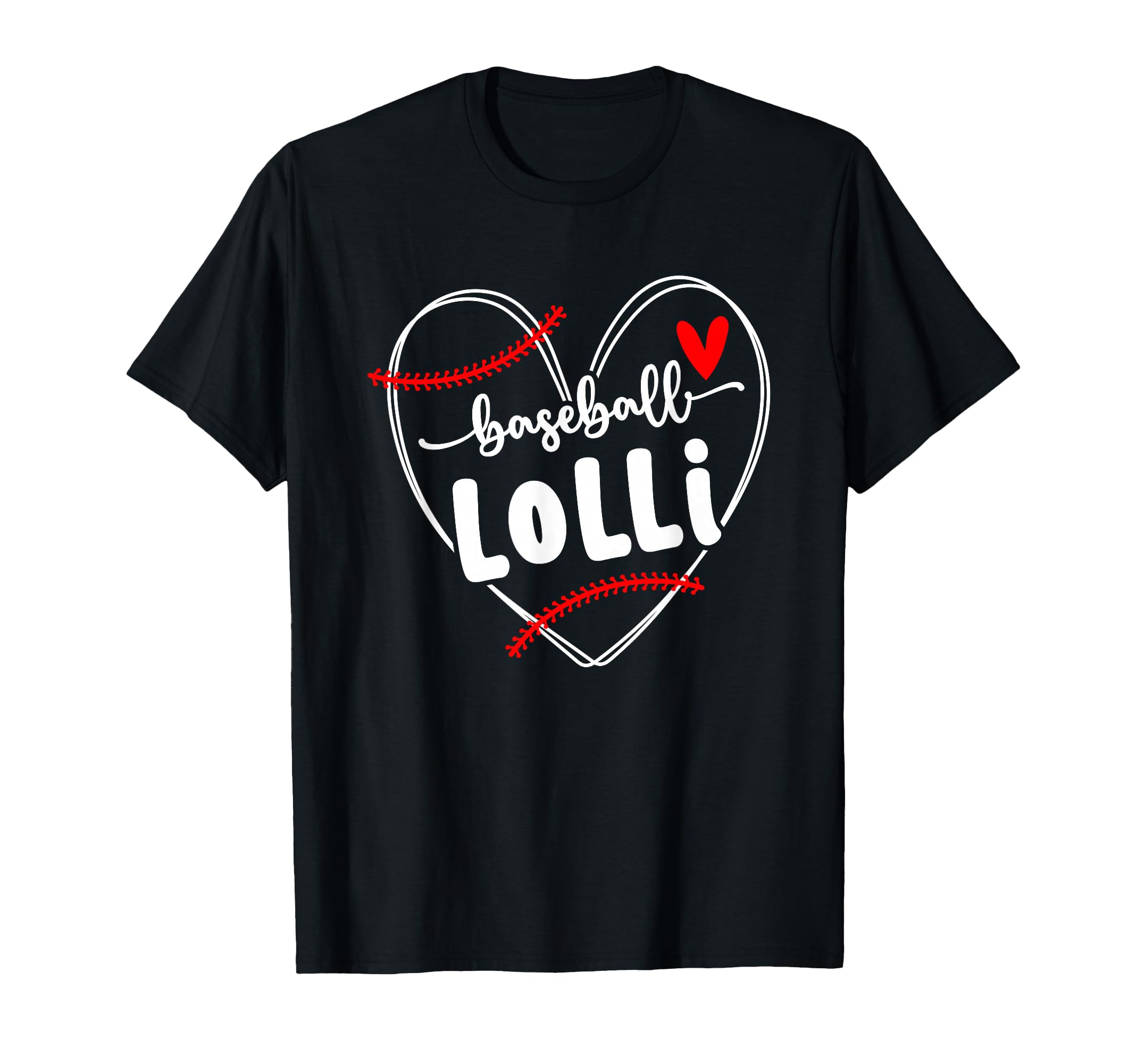 Baseball Lolli Heart Lolli Baseball T-Shirt - Aesthetic Graphic for Adults - T-Shirt, Sweatshirt, Hoodie