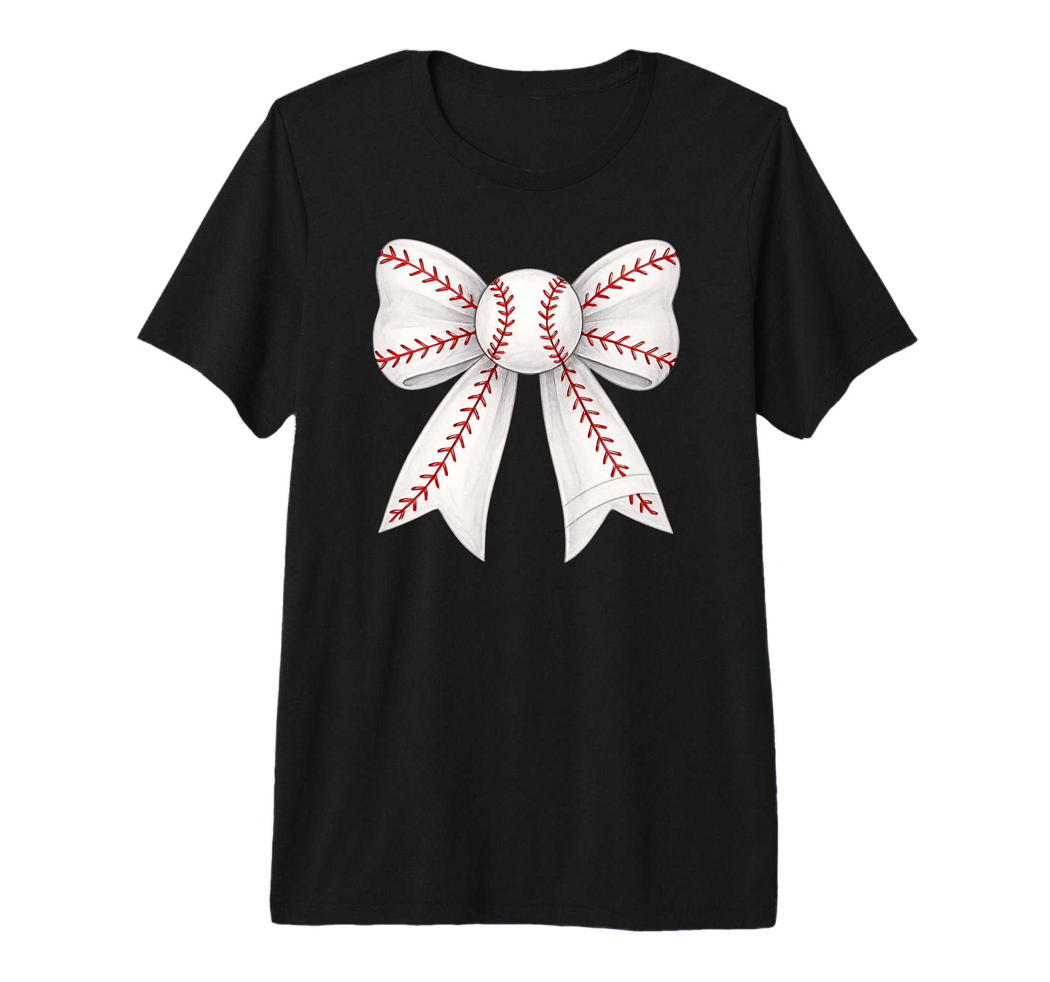 Ribbon Baseball Mothers Day Sports T-Shirt - Custom Art Print Men Women - T-Shirt, Sweatshirt, Hoodie